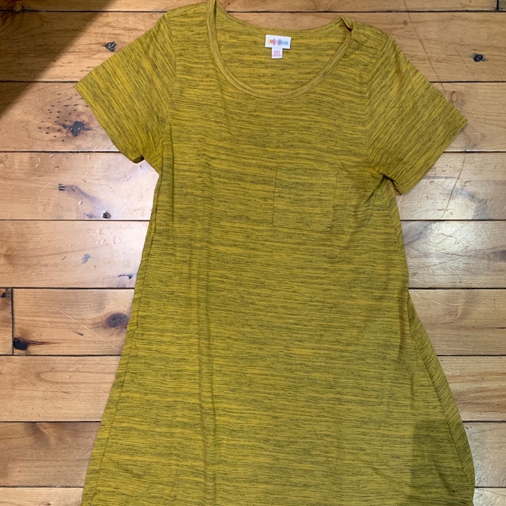 LuLaRoe Carly Dress Mustard